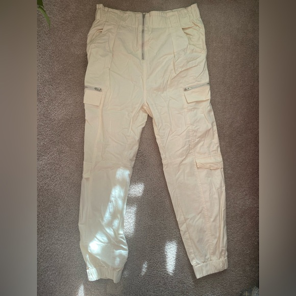 Pants & Jumpsuits Cream Colored Cargo Pants Poshmark